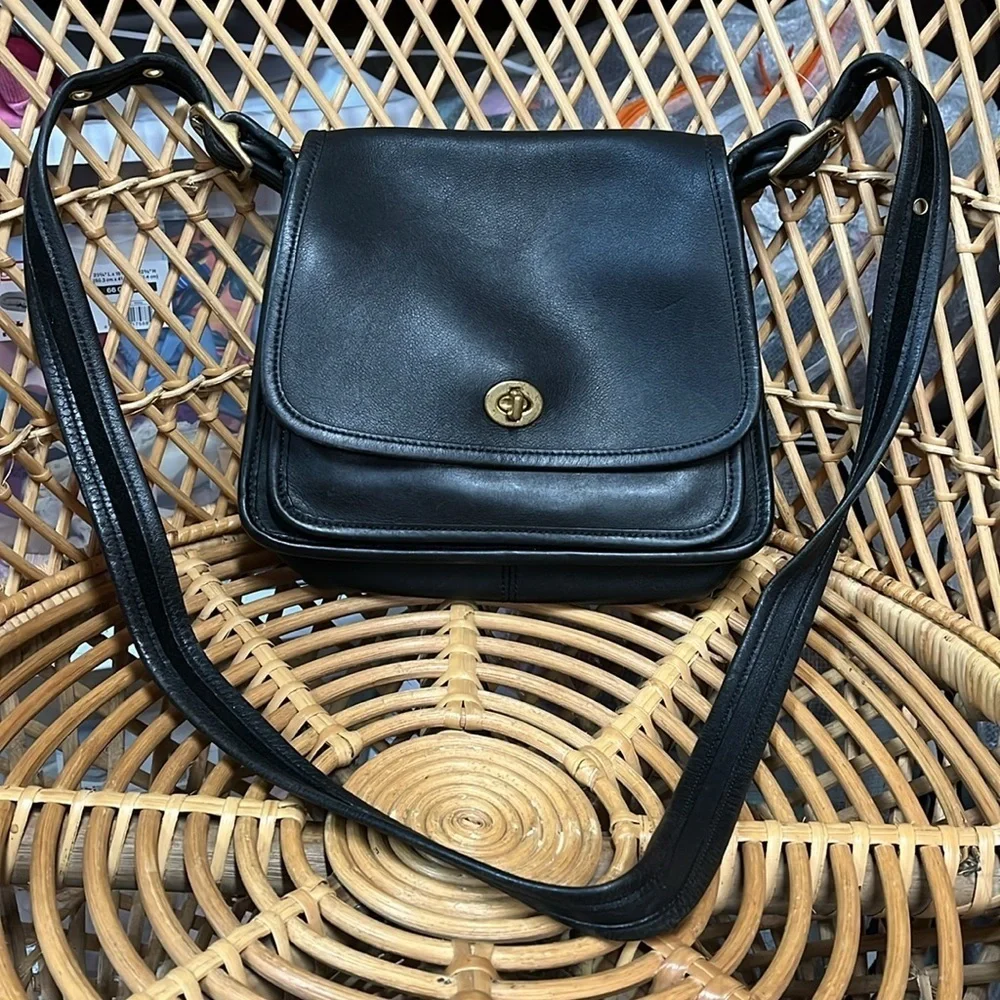 Coach “Rambler” Legacy Flap Bag Turnlock #9061